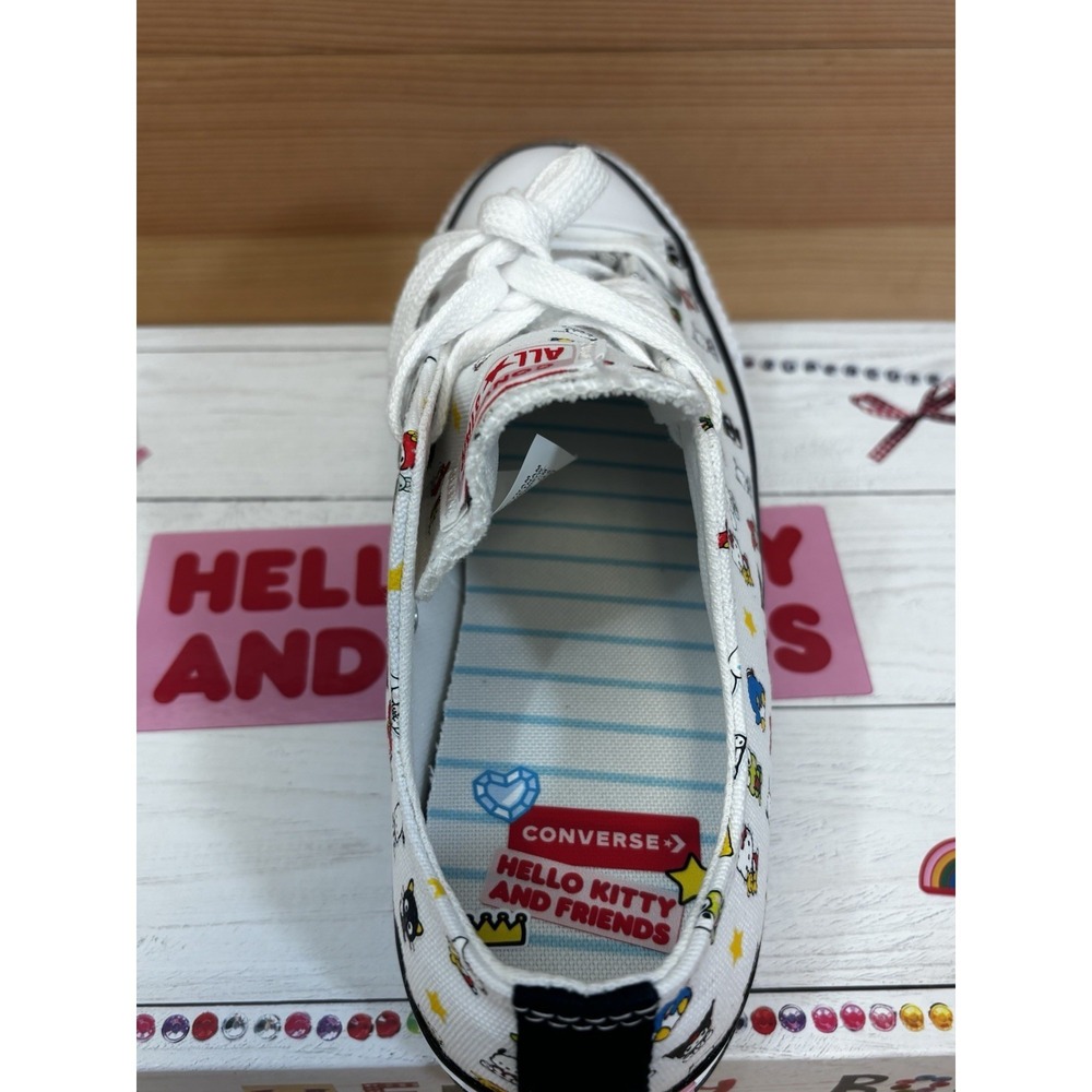 Converse HELLO KITTY And Friends Chuck Taylor White Low Sneakers Women's Sz 7.5 - Picture 6 of 7